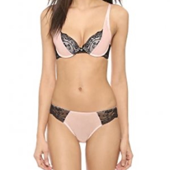 The Little Bra Company Pink Mercedes Petite Demi Push Up Bra - Size 28A - Picture 5 of 7